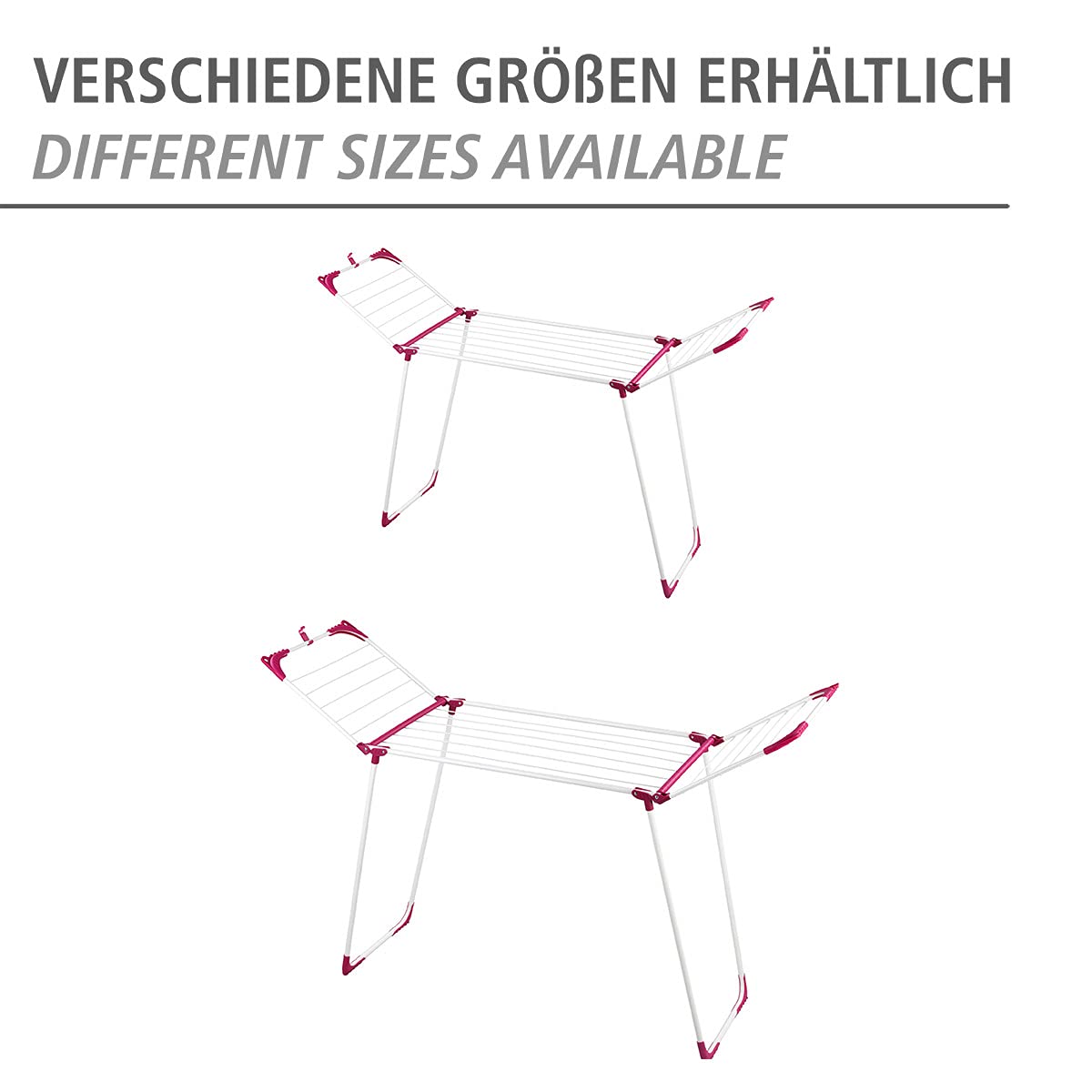 Wenko Summer Dry stendibiancheria 13 m bianco pieghevole 153 cm