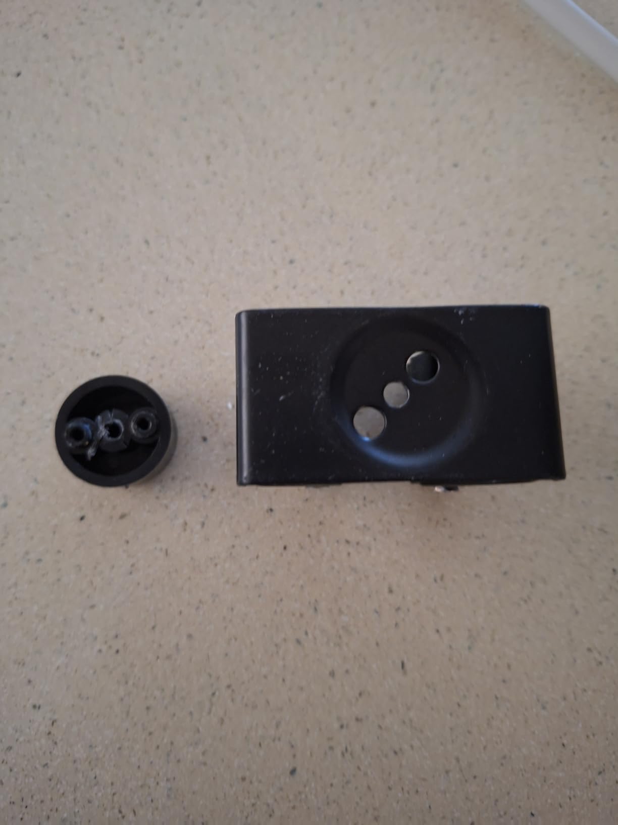 3-H portascope magnetico nero senza forare 4 pezzi
