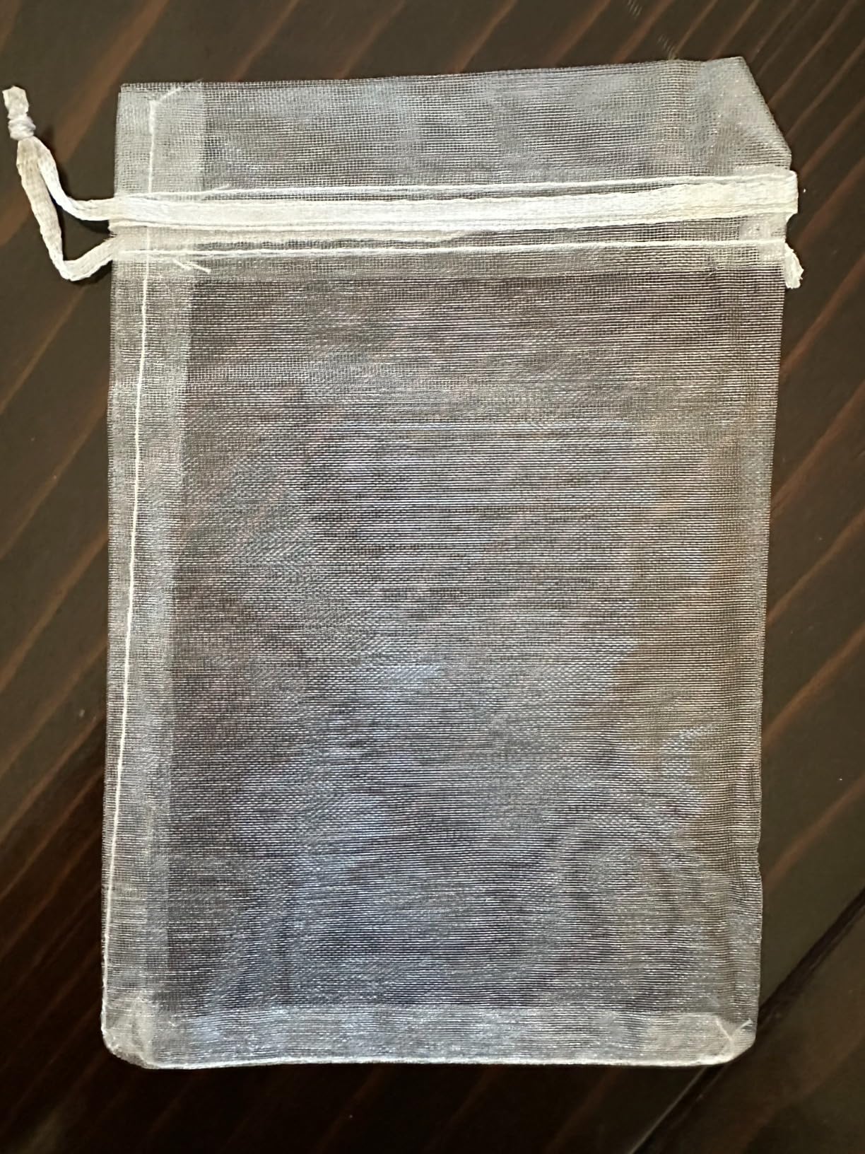 Quelcc sacchetti organza bianchi 7x9 cm 100 pz