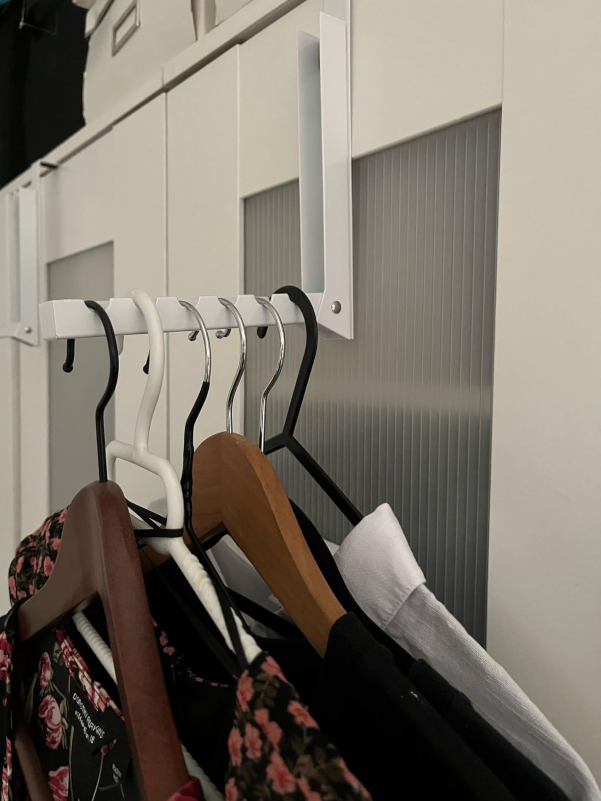 Gachiwar appendiabiti da porta pieghevole 6 ganci 2 pezzi salvaspazio