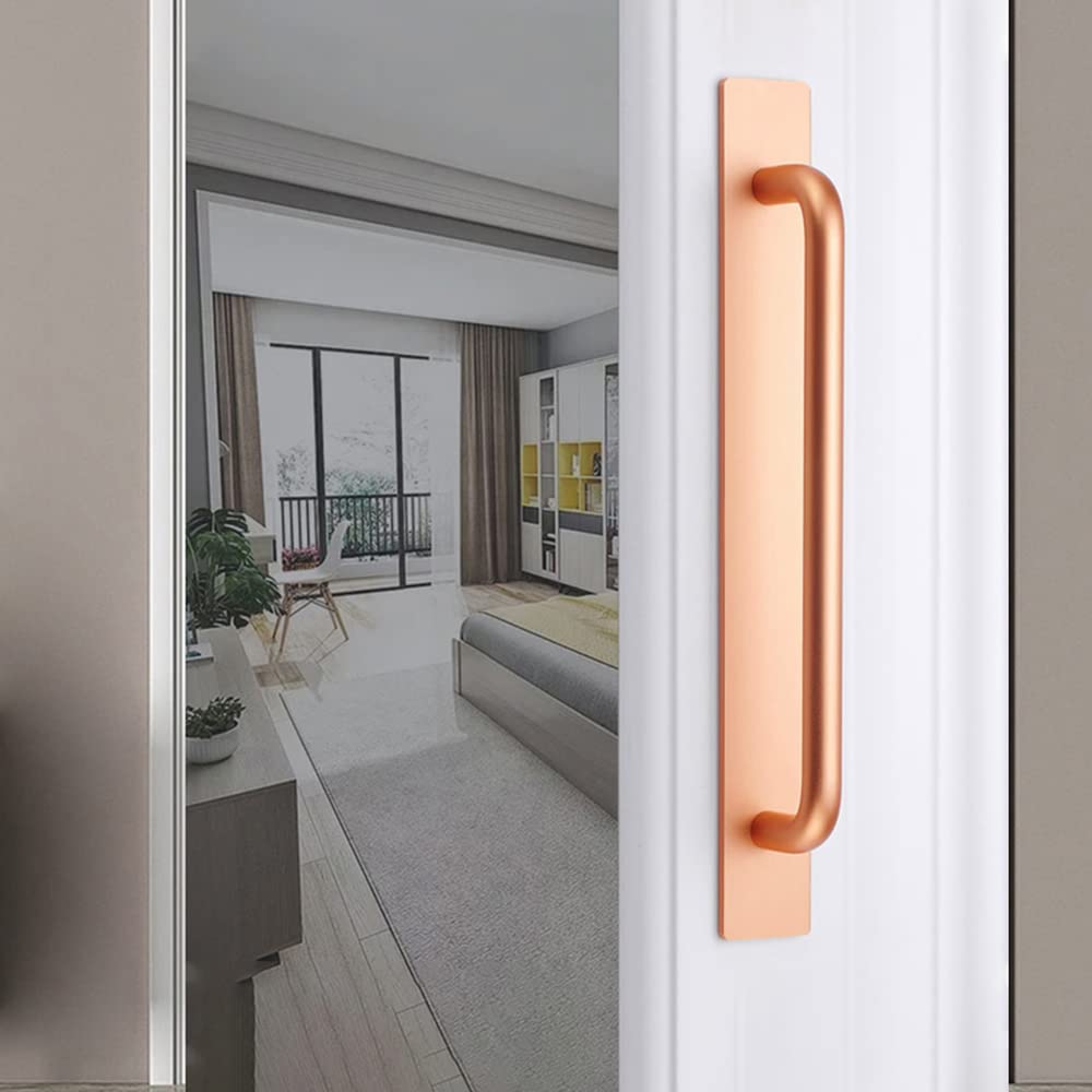 Lxoraziy Maniglia Autoadesiva 148 mm Alluminio Oro Rosa 2 Pezzi