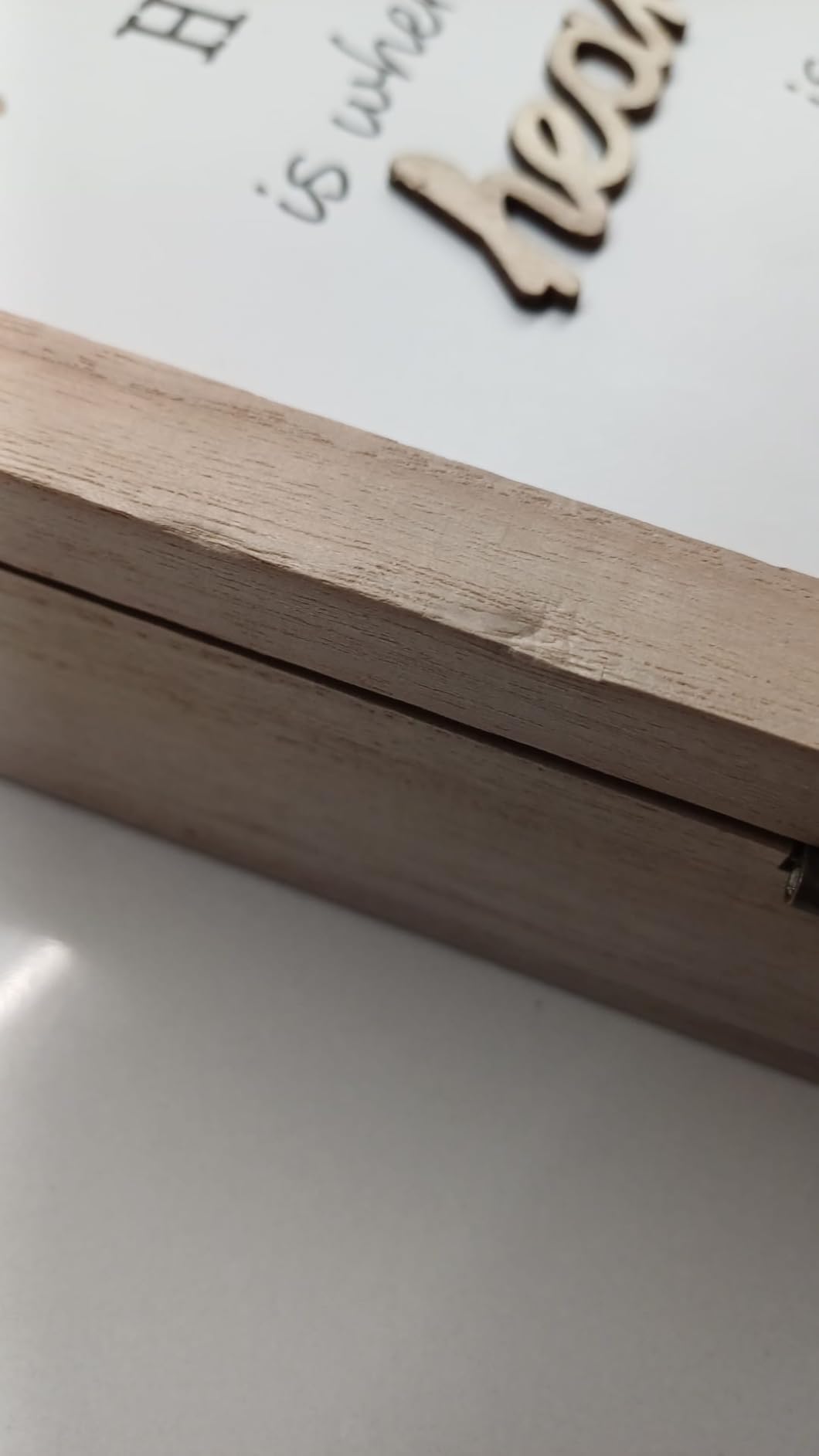Gachiwar Portachiavi Parete Legno Bianco 27 cm 6 Ganci
