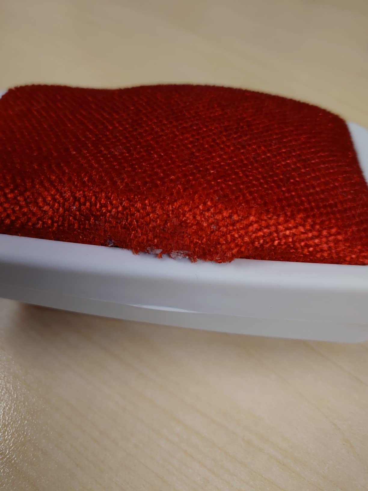 Wenko Junior spazzola tessuti doppia bianco rosso