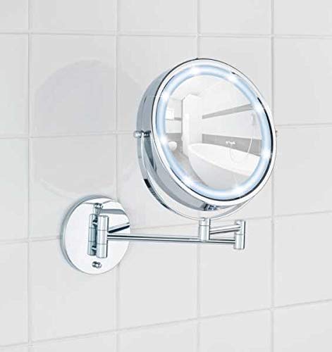 Wenko Lumi Power Loc Specchio LED 5x Senza Forare