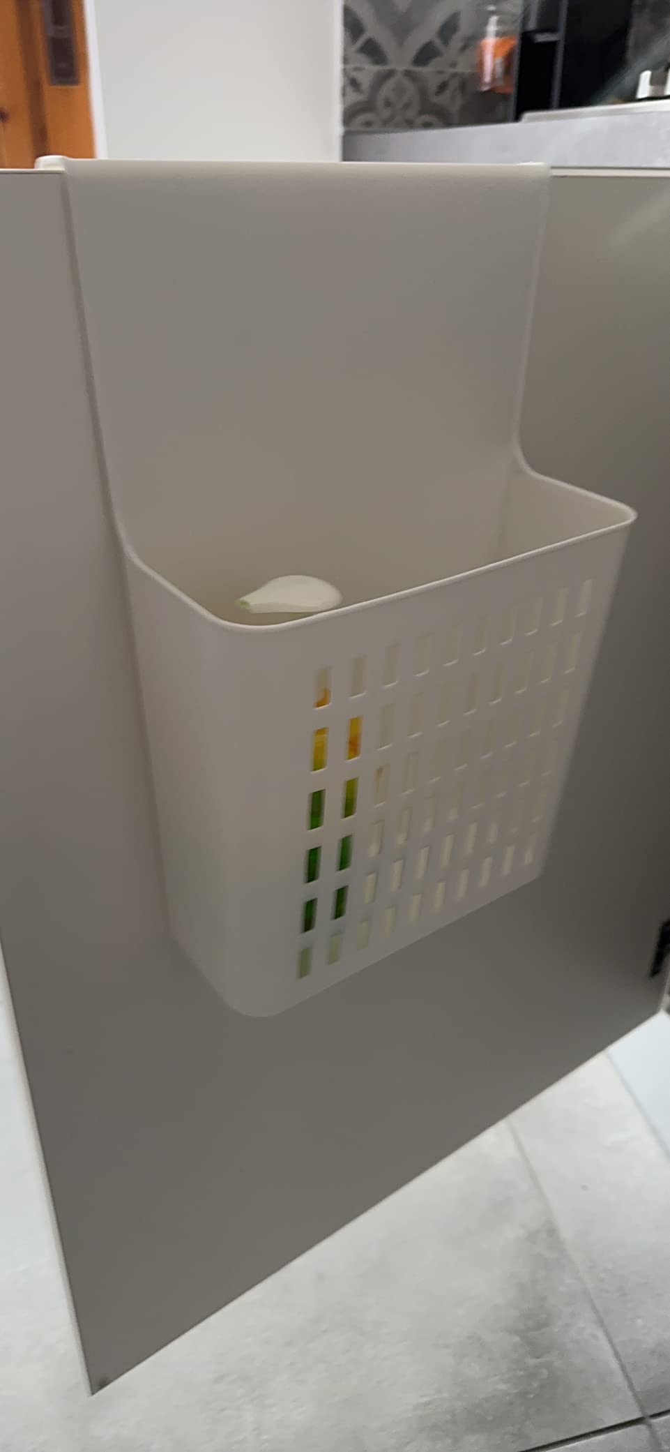 Wenko scaffale appendiporta organizer argento 59x150 cm