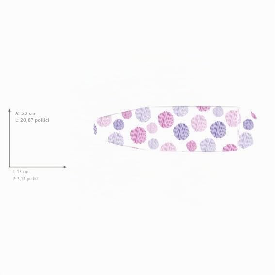 Wenko Basic Pro Fodera Stiramaniche Cotone 52x12 cm