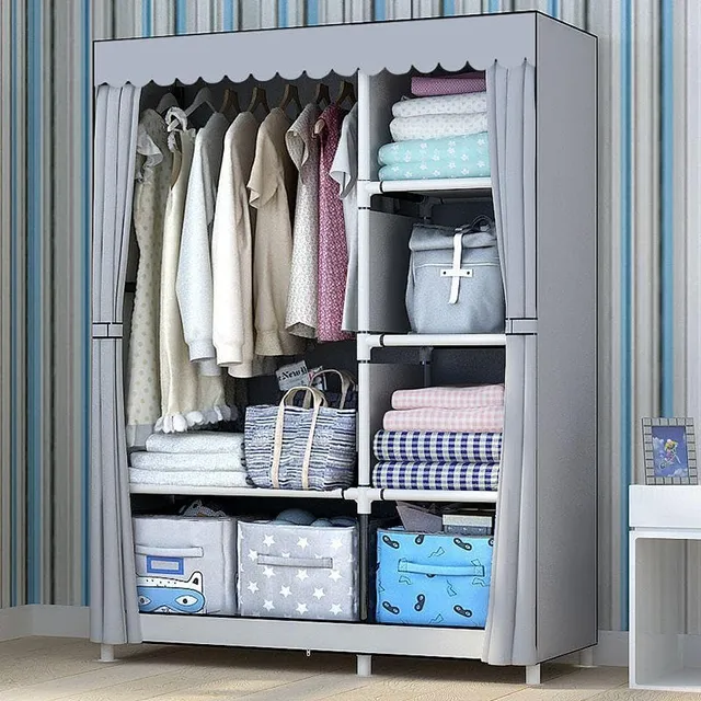 Cecaro Group Guardaroba Portatile Tessuto 170x105x45 Armadio Pieghevole