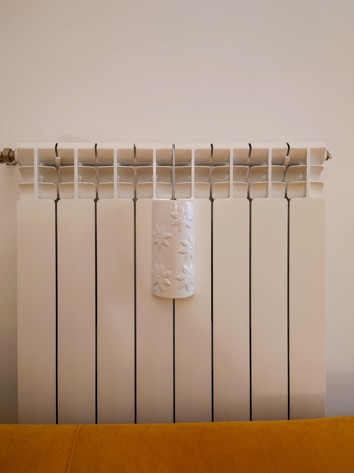 Wenko Linee umidificatore termosifone ceramica bianco 19 cm