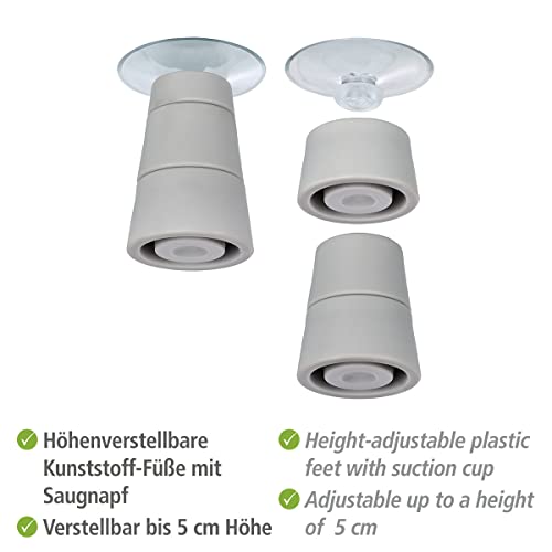 Wenko set 4 piedini coperture vetro 5 cm antiscivolo