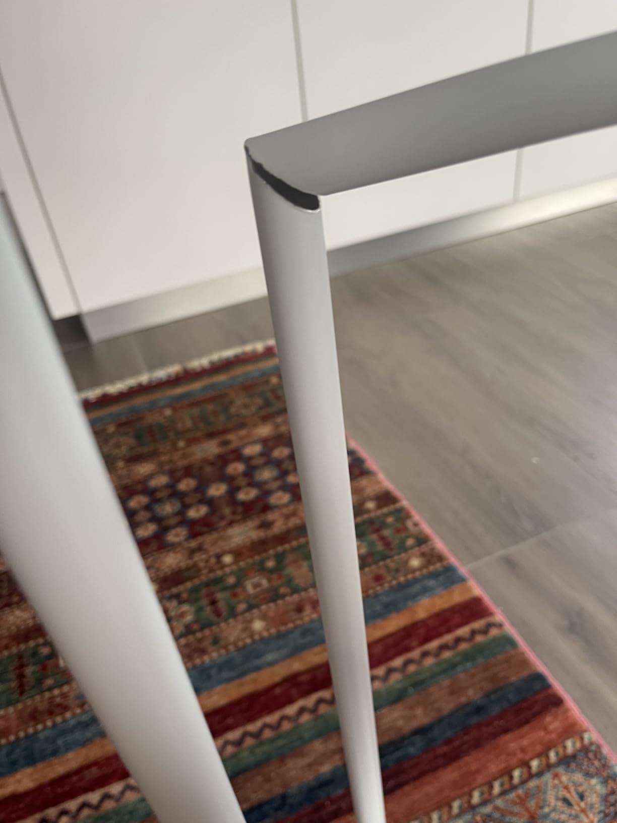 Wenko Hella Portasciugamani 2 Bracci Bianco Acciaio