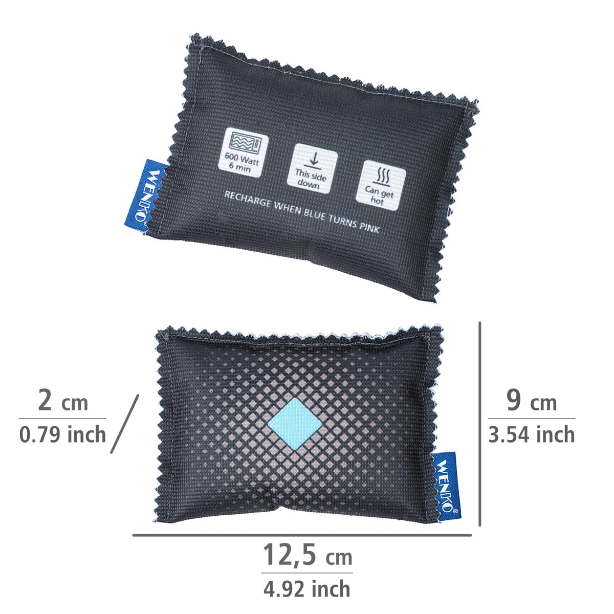 Wenko Deumidificatore Auto 120 g Set 2 Pezzi con indicatore