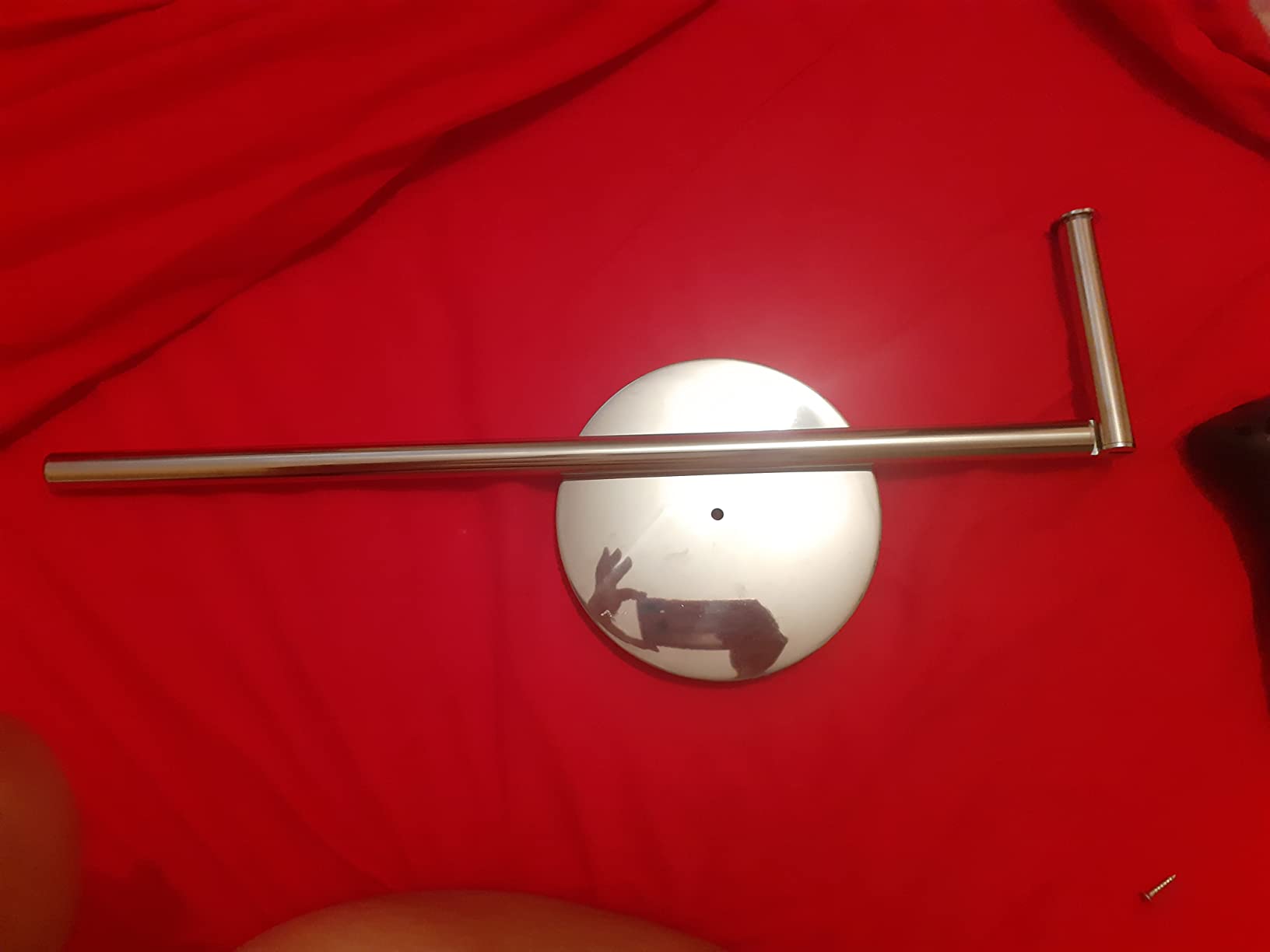 Wenko 2 in 1 portarotolo da terra acciaio lucido 55 cm