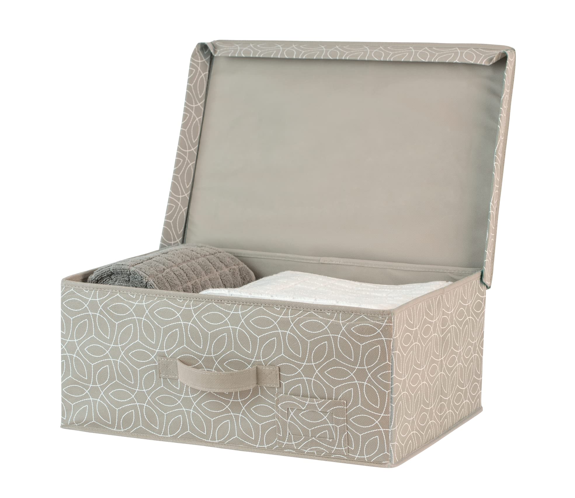 Wenko Balance scatola con coperchio tortora 44x19x33 cm