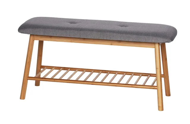 Wenko Bahari panca scarpiera bambù 90 cm con seduta