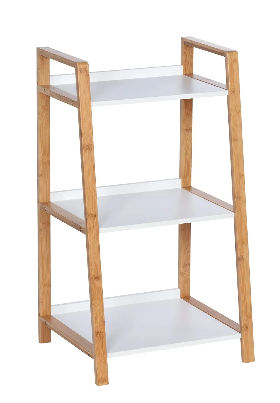 Wenko Finja scaffale 3 ripiani bambù 43x76x36 cm
