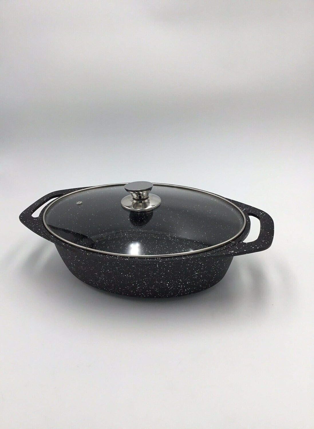 Cecaro Group batteria pentole pietra blu 26 pezzi vetro