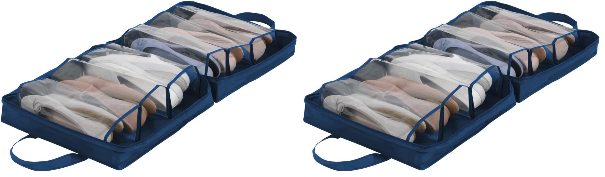 Wenko Armadio con Ripiano Guardaroba 160x50x75 cm Blu