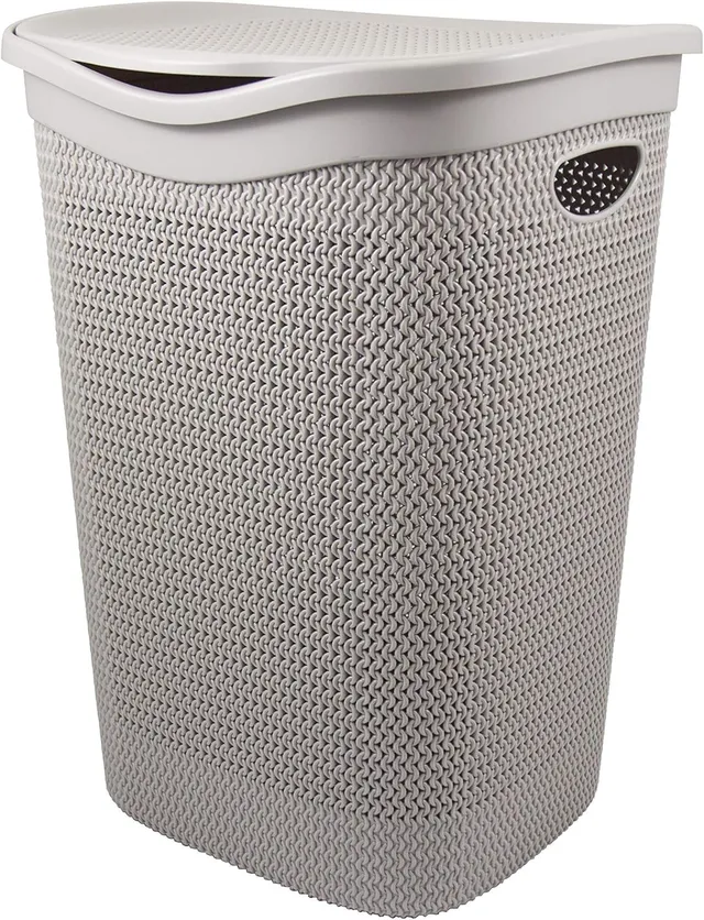 Cecaro Group Cesto Portabiancheria Coperchio Tortora 63,5 cm