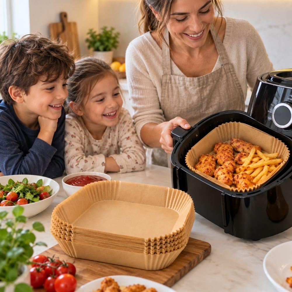 Cecaro Group Carta Forno Friggitrice 23x23 cm 100 Fogli