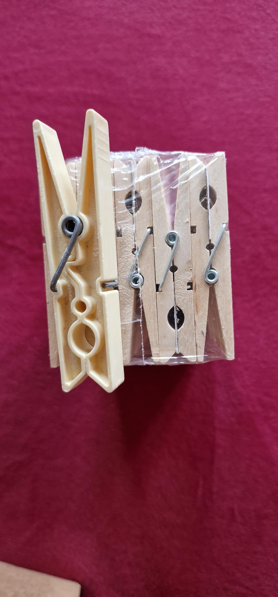 Wenko mollette bucato legno 50 pezzi presa forte