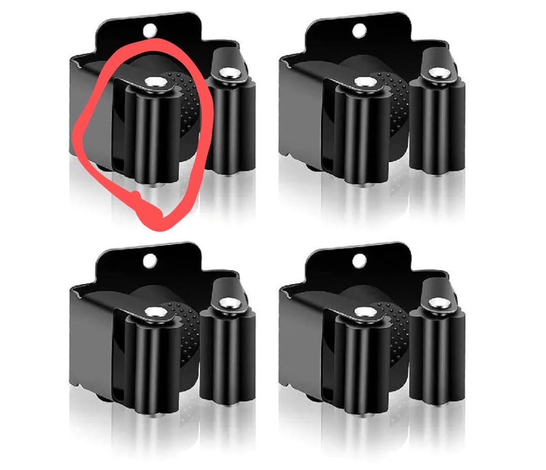 3-H portascope da muro 12 pezzi nero acciaio inox 5 kg