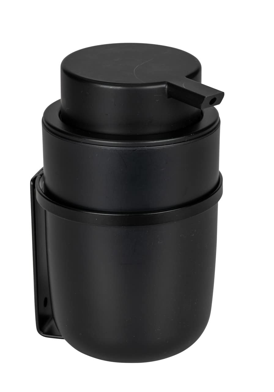 Wenko Turbo-Loc Carpino Dispenser Sapone Nero 250 ml
