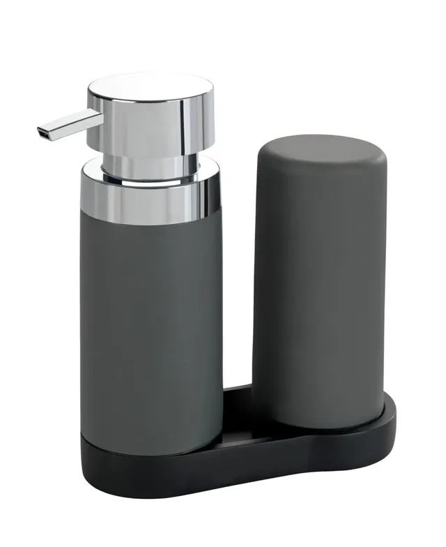 Wenko Easy-Squeeze set dispenser sapone grigio 250 ml