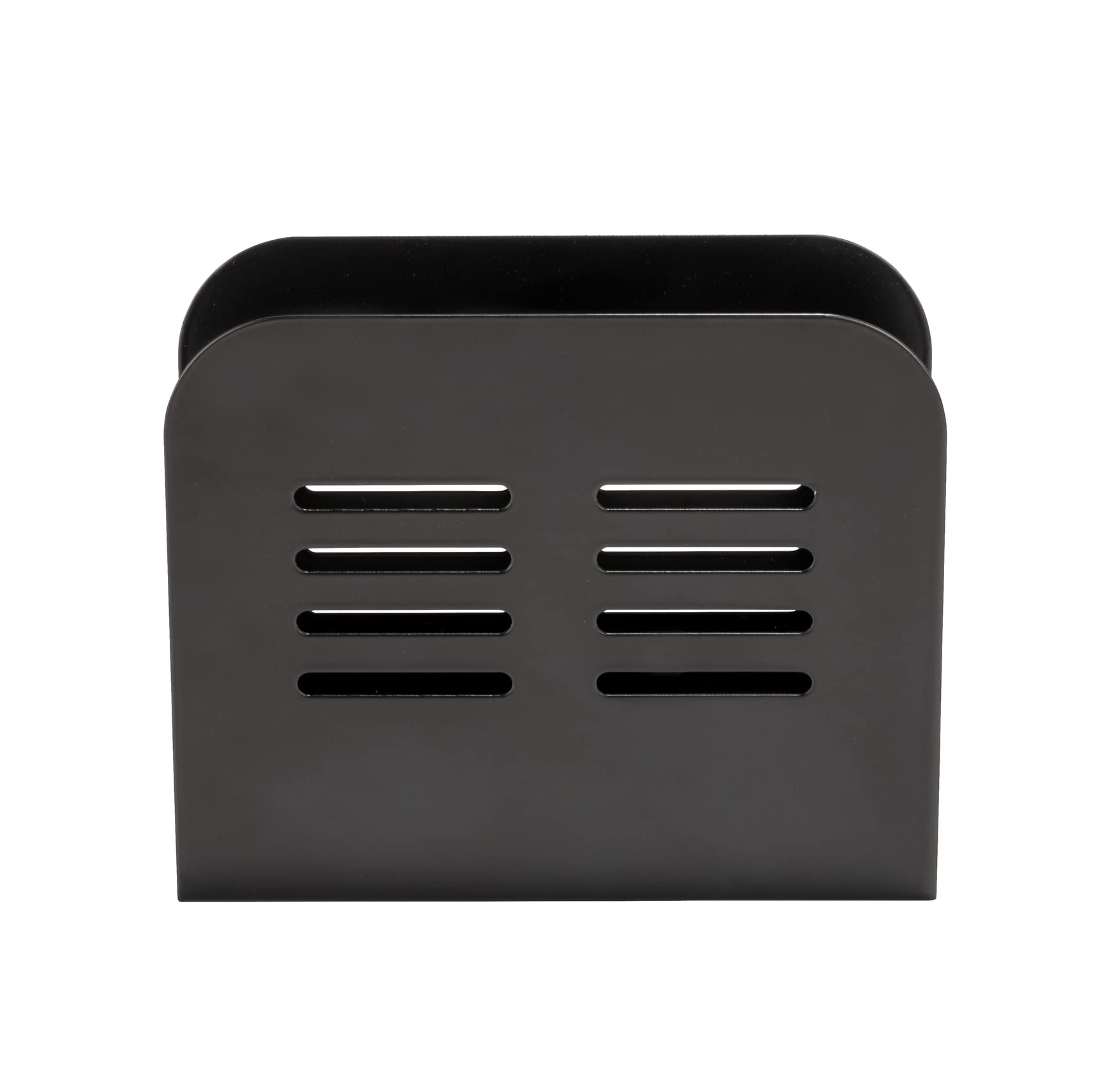 Wenko Baco Portatovaglioli 15x12,5x4 cm Nero Metallo