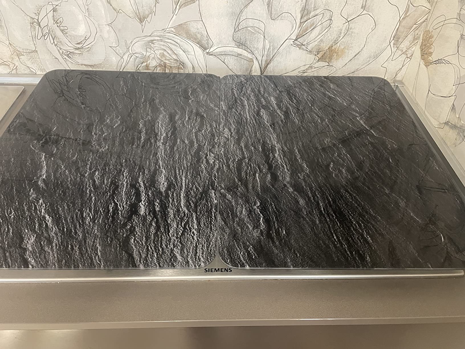 Wenko Ardesia XL Coprifornelli Vetro Set 2 Pezzi 40x52 cm