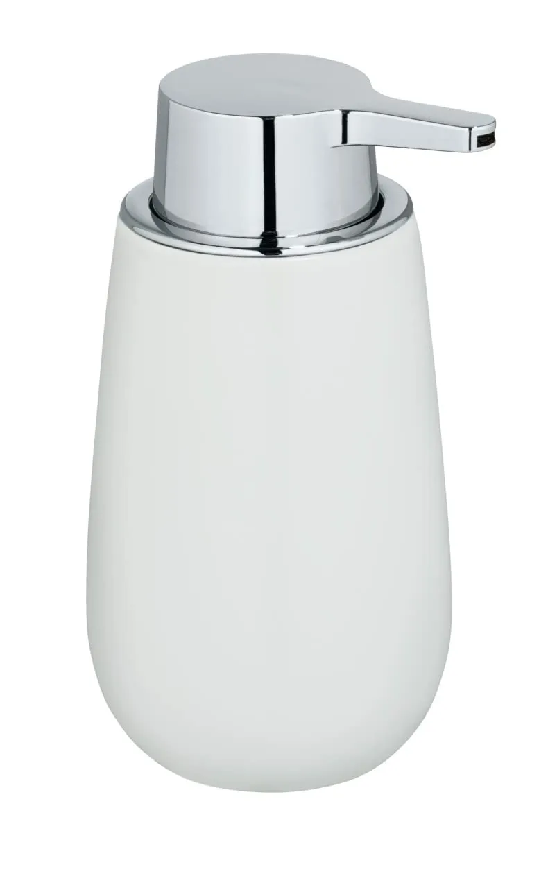 WENKO Badi dispenser sapone ceramica bianco 320 ml