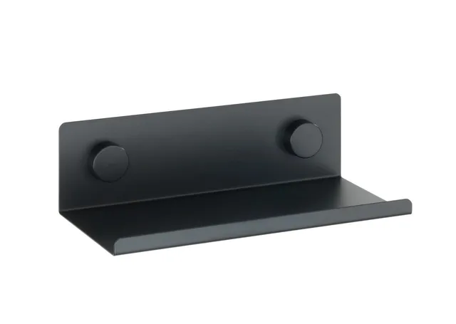 Wenko Jet S mensola parete nero 25x7,5x12 cm