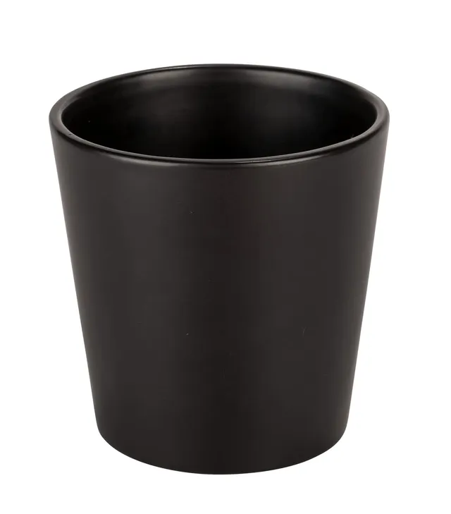 Wenko Black Outdoor Kitchen vasetto erbe nero ceramica