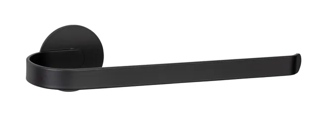 Wenko Turbo-Loc Bivio Portasciugamani Nero Opaco Alluminio