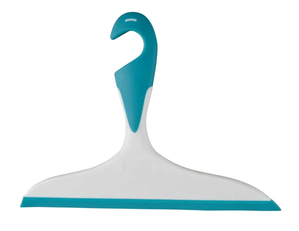 Wenko Loano Tergidoccia Vetro 23 cm Azzurro Bianco con Gancio