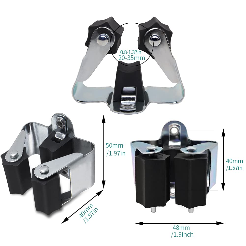 3-H Porta Scope a Muro 20 Pezzi Acciaio Fino 3 kg