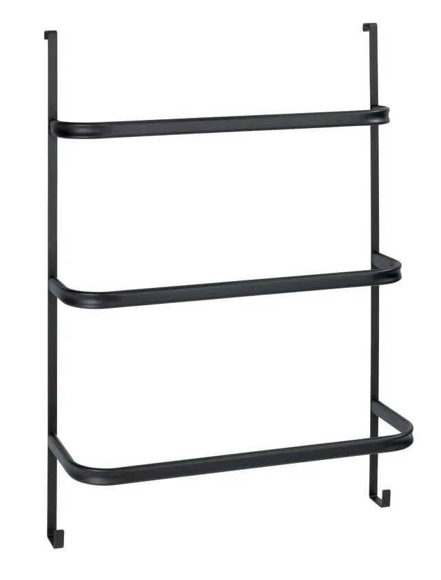 Wenko Irpinia Portasciugamani Nero da Porta 54,5 cm