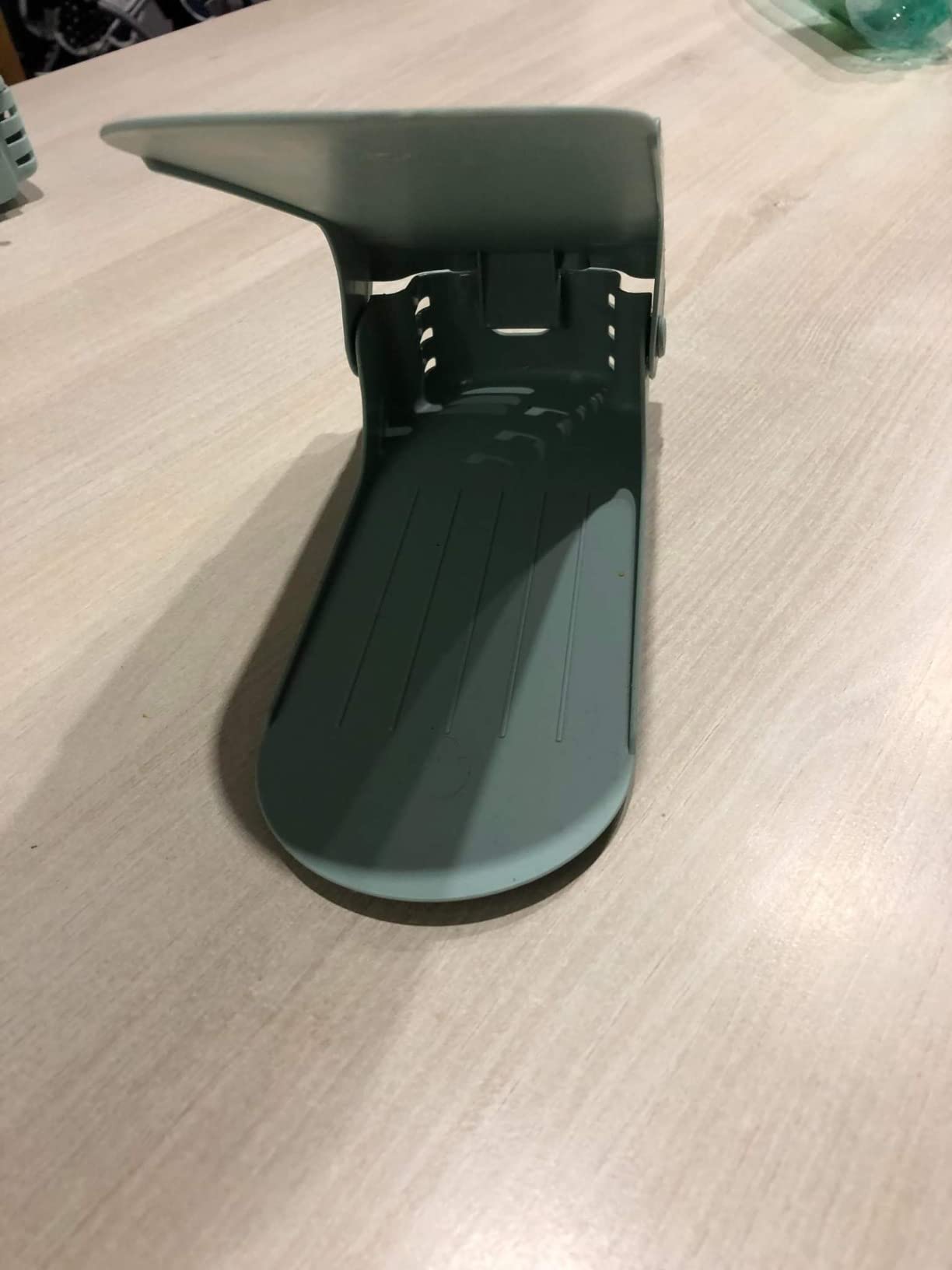 Wenko supporto scarpe salvaspazio verde pastello 8 pezzi