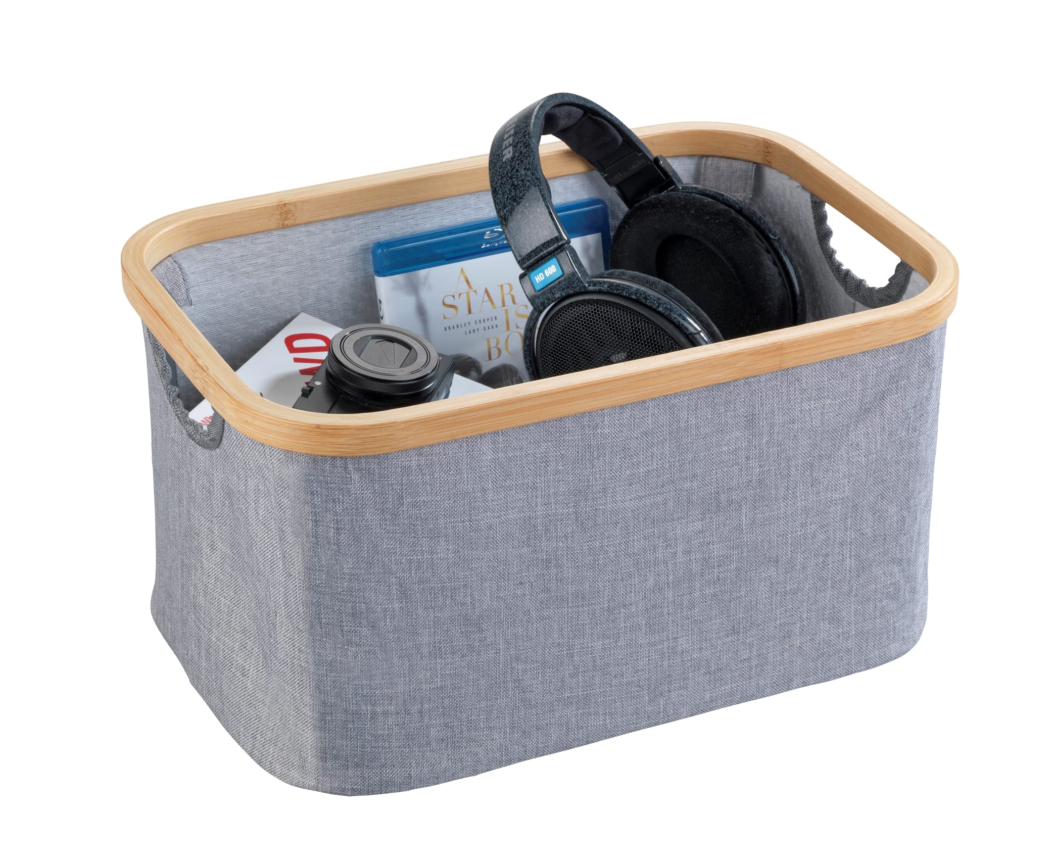 Wenko Bahari Cesto Portaoggetti 20 L Grigio