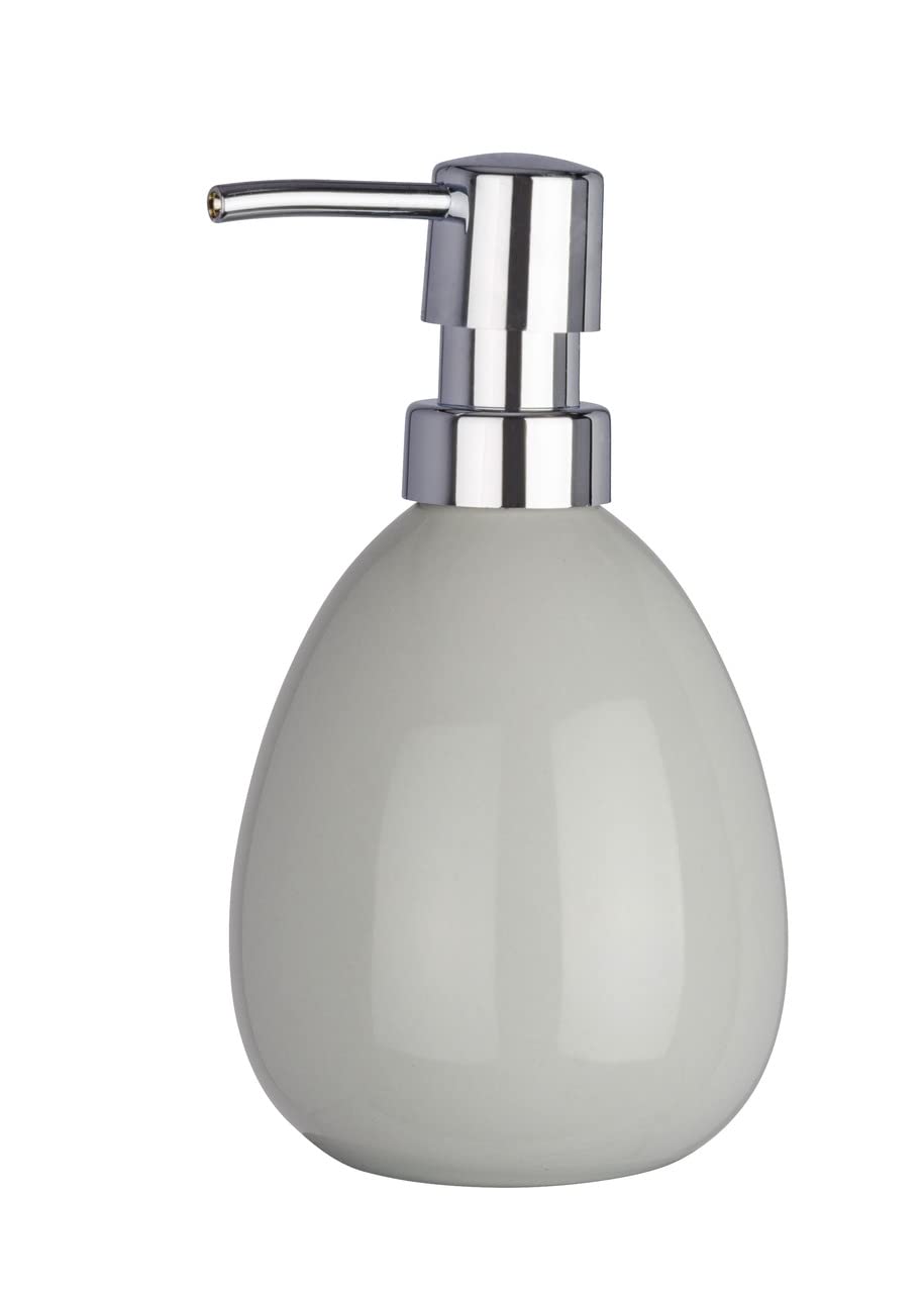 Wenko Polaris dosatore sapone ceramica bianco opaco 390 ml