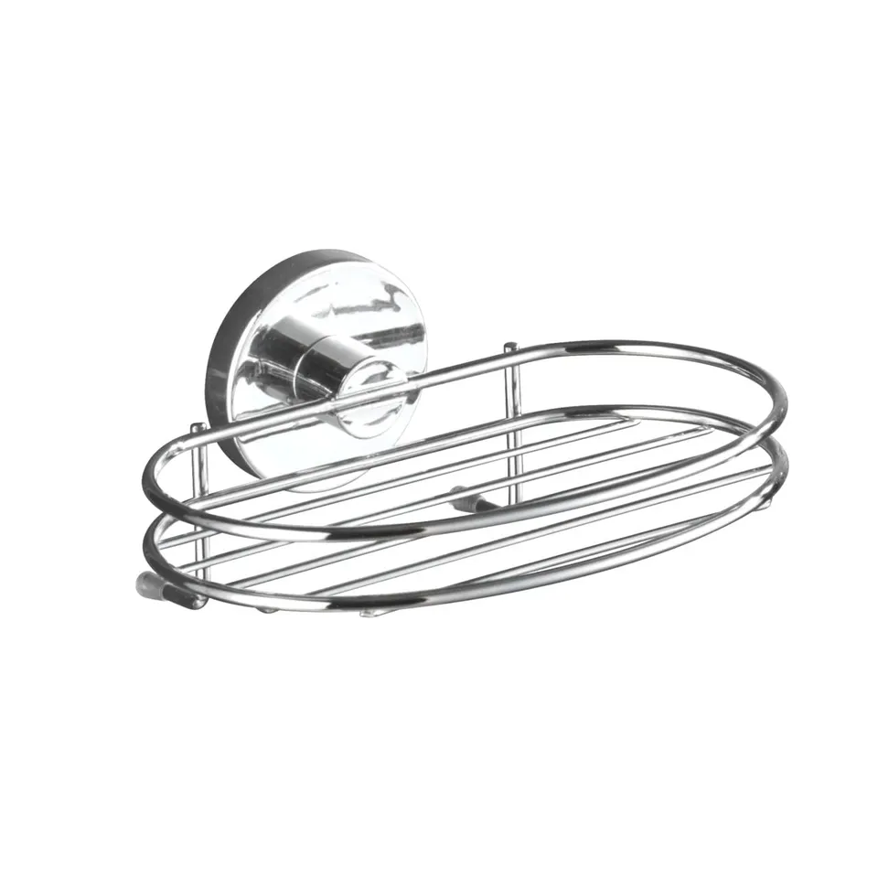 Wenko Vacuum-Loc Milazzo portasapone cromo senza forare