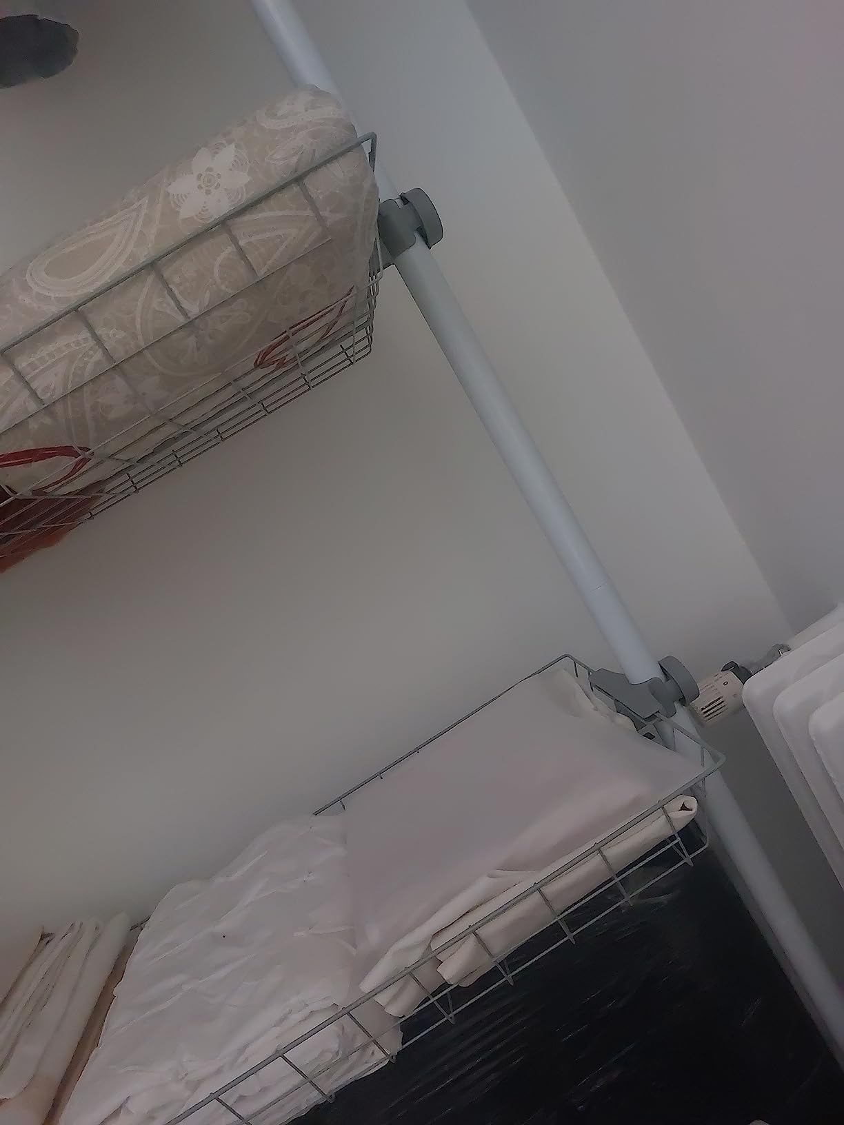Wenko Herkules cesti portaoggetti acciaio grigio 2 pezzi