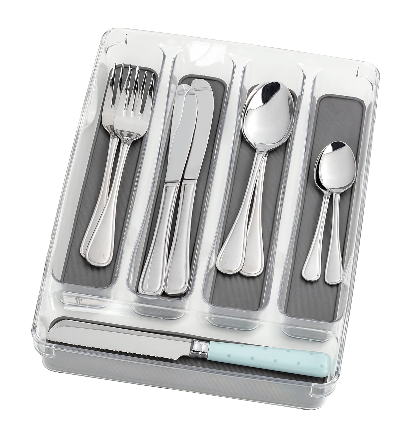 Wenko Portaposate Inserto Cassetti 6 Scomparti Trasparente