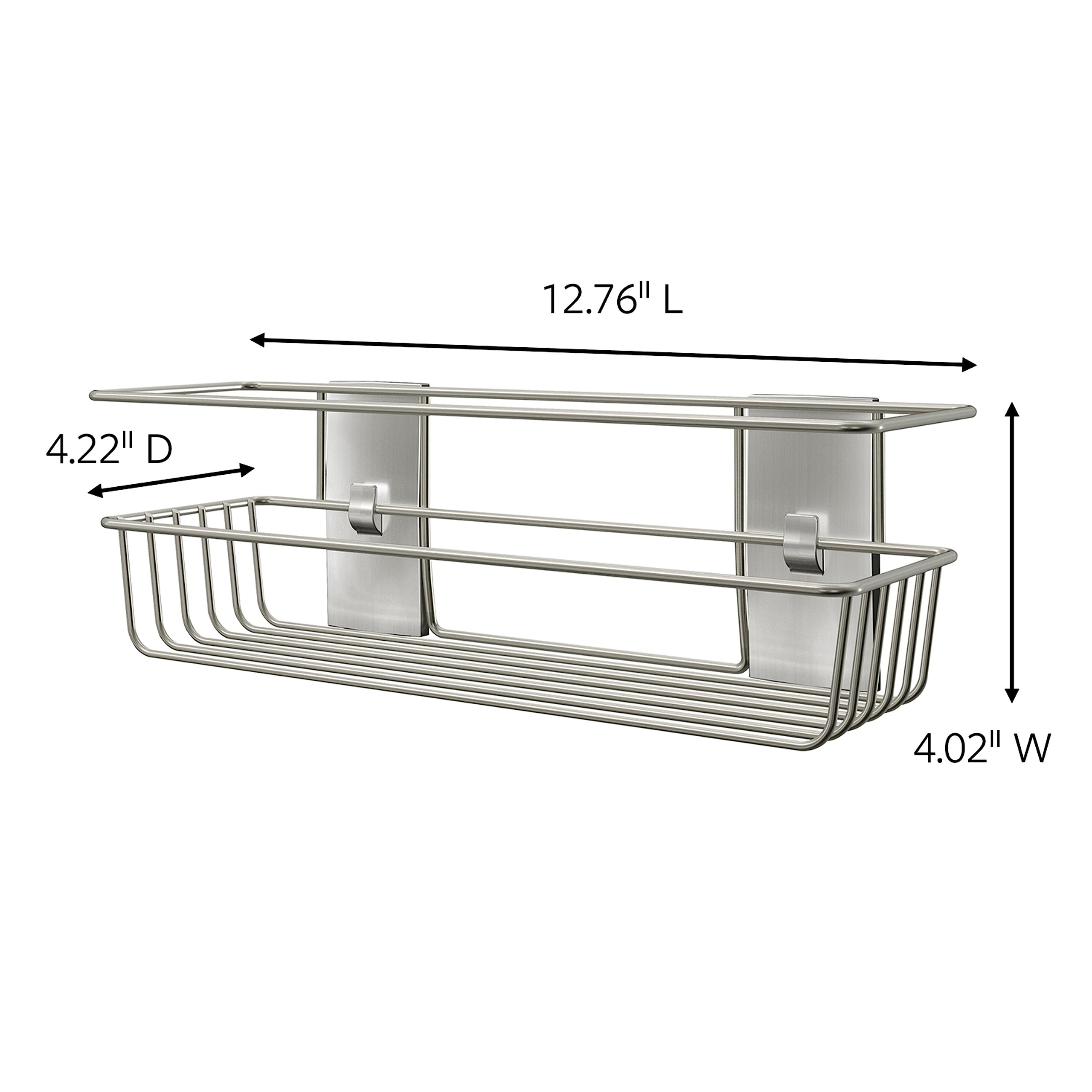 Command Cestello Bagno Doccia Nichel Satinato 4 strisce