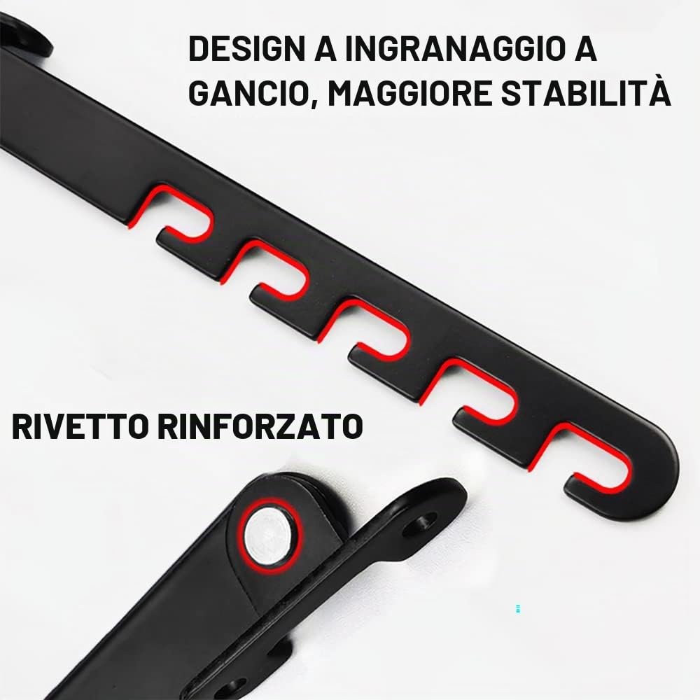 Lxoraziy Ferma Finestra Limitatore Nero 1 Pezzo 165 mm