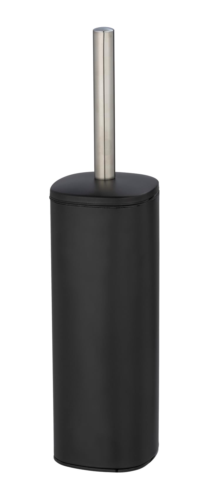Wenko Alassio set WC portascopino nero opaco acciaio inox