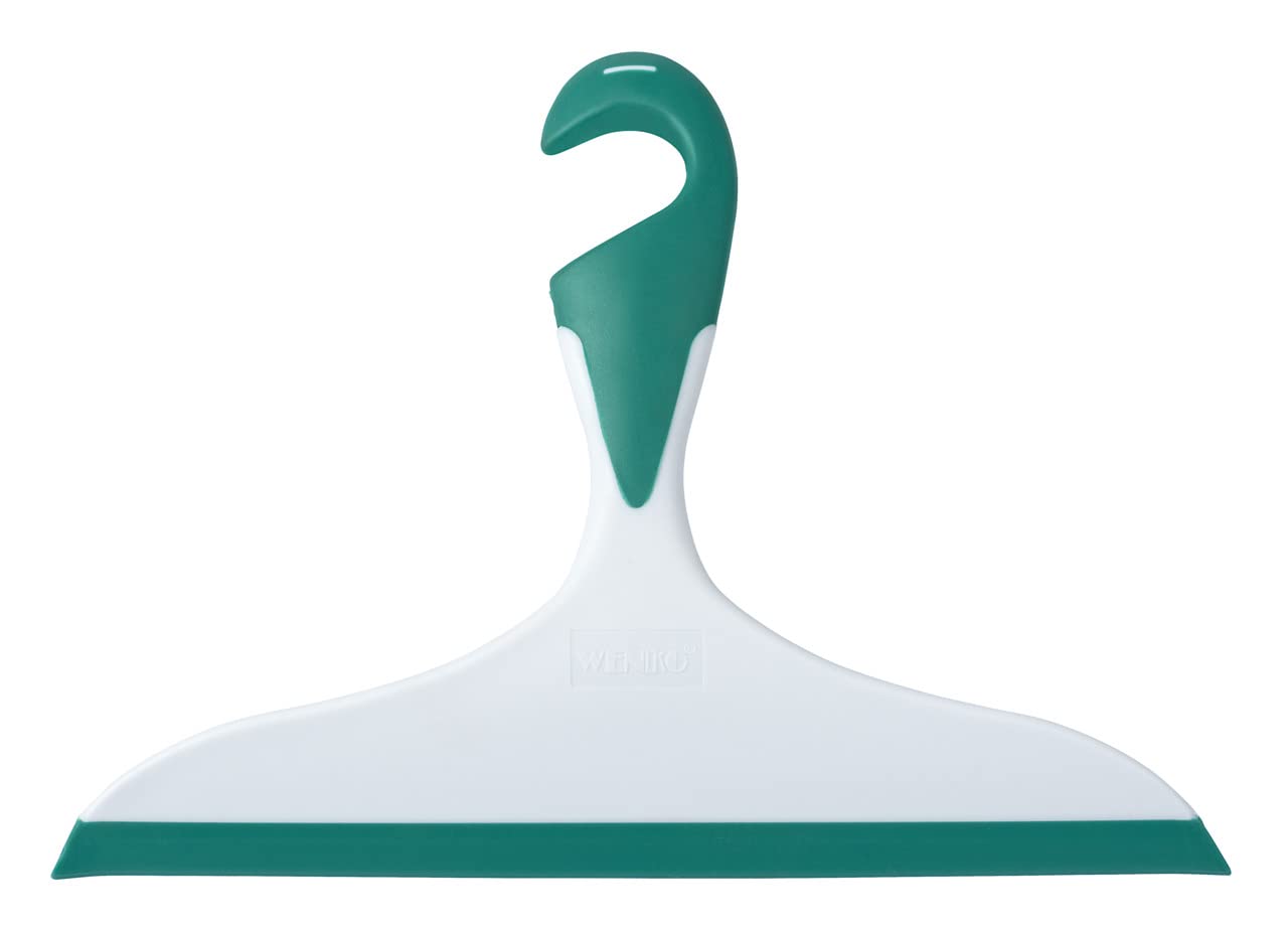 Wenko Loano Tergidoccia Vetro 23 cm Azzurro Bianco con Gancio
