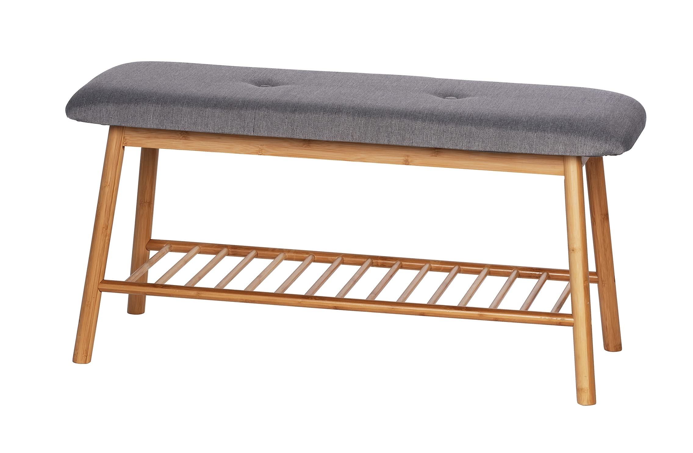 Wenko Bahari panca scarpiera bambù 90 cm con seduta