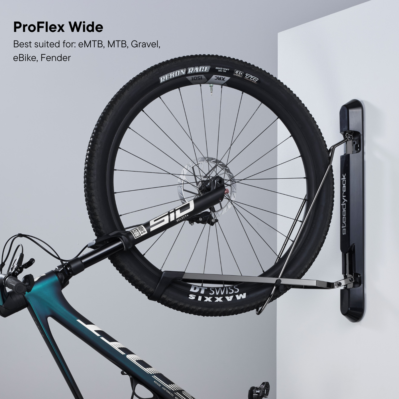 Steadyrack ProFlex Wide GearMate Bundle portabici gomme larghe