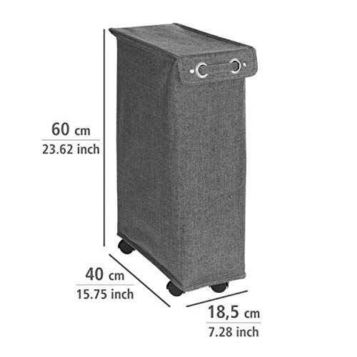 Wenko Corno Prime cesto portabiancheria 43 L grigio