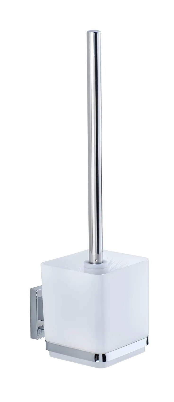 Wenko Vacuum-Loc Quadro set WC acciaio senza forare